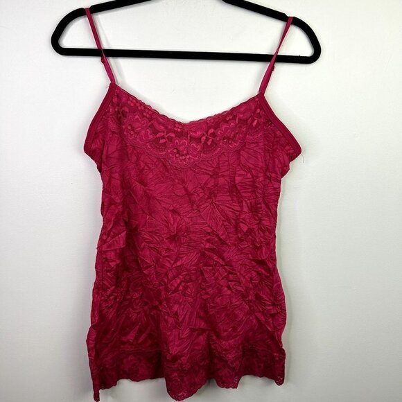 Maurices hot pink lace cami size medium‎ - Picture 1 of 6